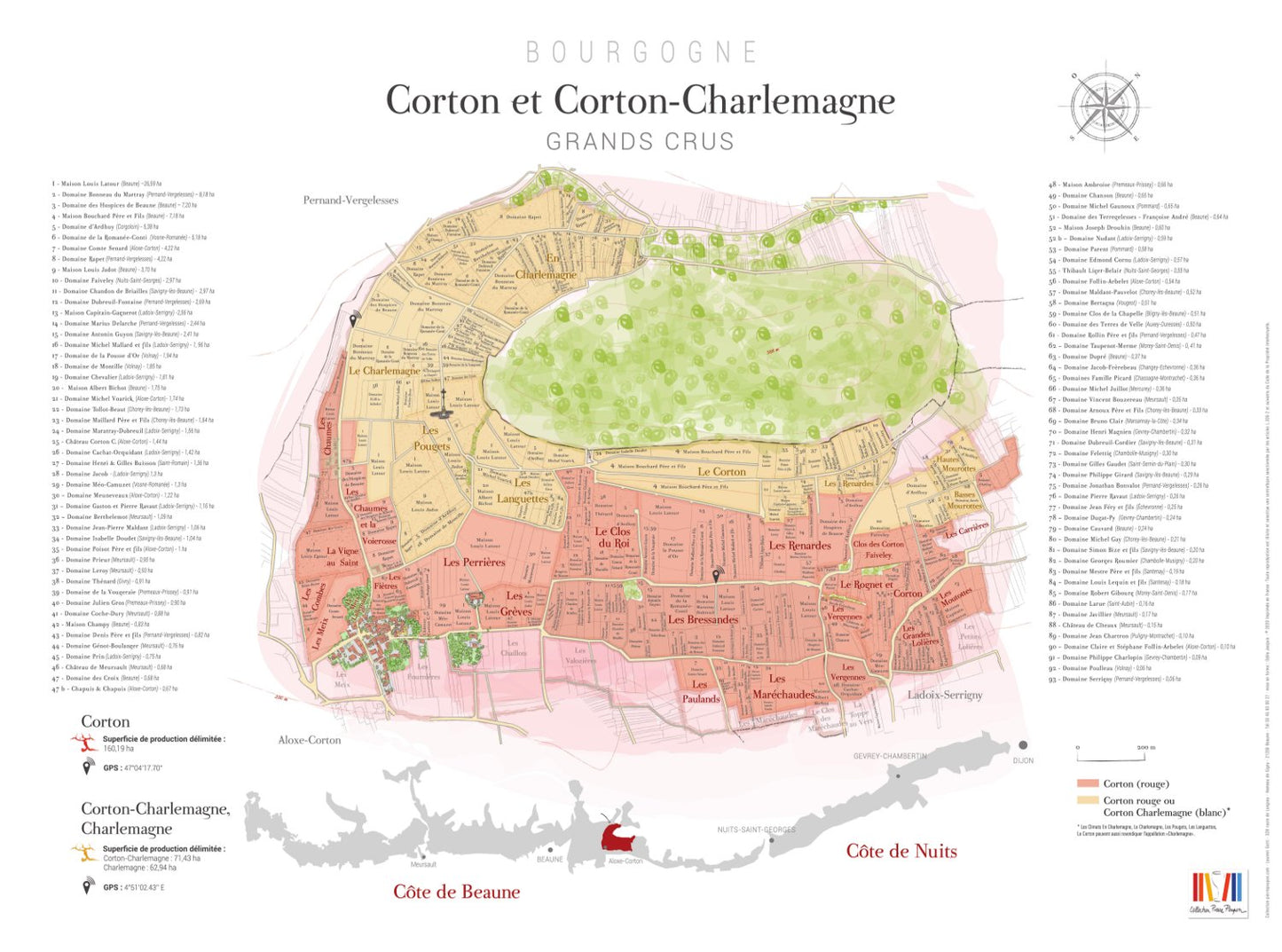 Affiche Corton & Corton Charlemagne