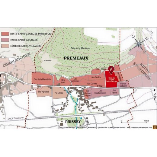 map Nuits Saint Georges pinotheque