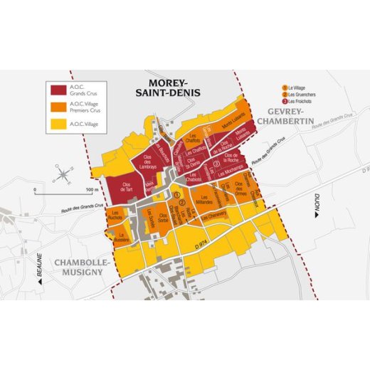 map morey saint denis