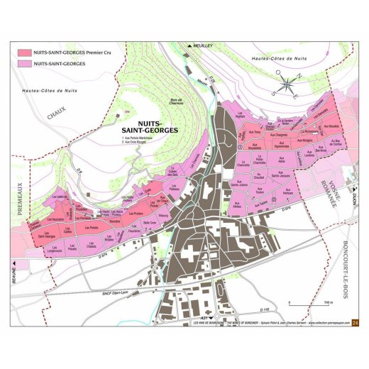 Nuits-Saint-Georges map