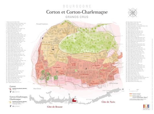 Affiche Corton & Corton Charlemagne